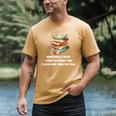 Sometimes I Think I Read Too Much For Books Lover Men's Comfort Colors T-Shirt Mustard