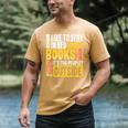 I Like To Stay In Bed And Read Books It's Too Peopley Outsid Men's Comfort Colors T-Shirt Mustard I Like To Stay In Bed And Read Books It's Too Peopley Outsid Men's Comfort Colors T-Shirt Mustard