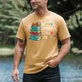 My Summer Is All Booked Book Reading Book Lover Men's Comfort Colors T-Shirt Mustard