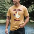 Teacher Silly Goose Reading Book Teaching Tiny Human Tamer Men's Comfort Colors T-Shirt Mustard Teacher Silly Goose Reading Book Teaching Tiny Human Tamer Men's Comfort Colors T-Shirt Mustard