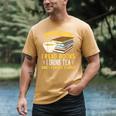That’s What I Do Read Books I Drink Tea And I Forget Things Men's Comfort Colors T-Shirt Mustard