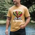 History Education Is Freedom Books Black History Premium Tri-Blend Men's Comfort Colors T-Shirt Mustard