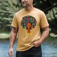 History Month Afro Women Book Lover Librarian Teacher Men's Comfort Colors T-Shirt Mustard History Month Afro Women Book Lover Librarian Teacher Men's Comfort Colors T-Shirt Mustard