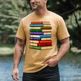 History Month Educated Black Leaders Reading Books Men's Comfort Colors T-Shirt Mustard