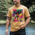 History Month Educated Black Women Girls Reading Book Men's Comfort Colors T-Shirt Mustard
