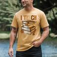 History Month I Teach Melanin Book Black Teacher Men's Comfort Colors T-Shirt Mustard History Month I Teach Melanin Book Black Teacher Men's Comfort Colors T-Shirt Mustard