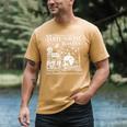 Unapologetically Anti Social Book Club Introvert Reader Men's Comfort Colors T-Shirt Mustard