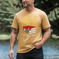 Wake Up Smarter Librarian Book Stack Premium Tri-Blend Men's Comfort Colors T-Shirt Mustard Wake Up Smarter Librarian Book Stack Premium Tri-Blend Men's Comfort Colors T-Shirt Mustard
