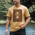 War And Peace Book Cover Men's Comfort Colors T-Shirt Mustard War And Peace Book Cover Men's Comfort Colors T-Shirt Mustard