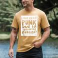 What's More Punk Than The Public Library Book Lover Men's Comfort Colors T-Shirt Mustard