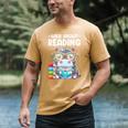 Wild About Reading Book Lover Hippo Men's Comfort Colors T-Shirt Mustard Wild About Reading Book Lover Hippo Men's Comfort Colors T-Shirt Mustard