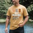 Wild About Reading Book Reader Book Nerd Book Reading Lover Premium Tri-Blend Men's Comfort Colors T-Shirt Mustard
