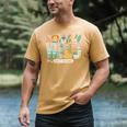 Wild About Reading Bookworm Book Reader Zoo Animals Men's Comfort Colors T-Shirt Mustard Wild About Reading Bookworm Book Reader Zoo Animals Men's Comfort Colors T-Shirt Mustard