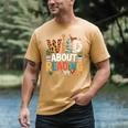Wild About Reading Zoo Animals Books Reader Lover Men's Comfort Colors T-Shirt Mustard