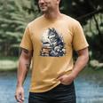 Wolf Reading Book Librarian Library Wolves Men's Comfort Colors T-Shirt Mustard Wolf Reading Book Librarian Library Wolves Men's Comfort Colors T-Shirt Mustard