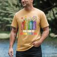 Women Floral Book Big Fan Of Human Rights Liberal Protest Men's Comfort Colors T-Shirt Mustard