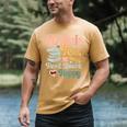Women's Drink Tea Read Books Nerd Book Reader Book Reading Lover Men's Comfort Colors T-Shirt Mustard
