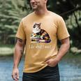 Womens Girls Books I Do What I Want Calico Cat Lover Men's Comfort Colors T-Shirt Mustard Womens Girls Books I Do What I Want Calico Cat Lover Men's Comfort Colors T-Shirt Mustard