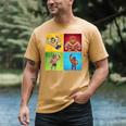 Wrestling Comic Book Wrestler Mexican Lucha Libre Mask Men's Comfort Colors T-Shirt Mustard