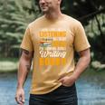 Writer Book Published Author Writers Men Women Men's Comfort Colors T-Shirt Mustard