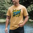 ZAP Comic Book Retro Artwork – Cartoon Collector Men's Comfort Colors T-Shirt Mustard