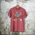 100 Days In The Books Celebration Retro School Men's Comfort Colors T-Shirt Crimson