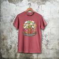 100 Days Of School In The Books Librarian Reading Teacher Men's Comfort Colors T-Shirt Crimson
