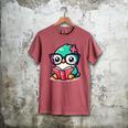 Adorable Book Lover Humming Bird With Reading Glasses Cute Men's Comfort Colors T-Shirt Crimson