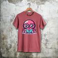 Adorable Book Lover Octopus With Reading Glasses Cute Men's Comfort Colors T-Shirt Crimson Adorable Book Lover Octopus With Reading Glasses Cute Men's Comfort Colors T-Shirt Crimson