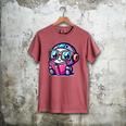 Adorable Book Lover Robot With Reading Glasses Cute Men's Comfort Colors T-Shirt Crimson