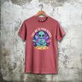 Alien Reader Reading Teacher Librarian Book Lover Men's Comfort Colors T-Shirt Crimson