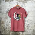 Astronaut Reading Book To Alien Moon Space Astronomy Men's Comfort Colors T-Shirt Crimson Astronaut Reading Book To Alien Moon Space Astronomy Men's Comfort Colors T-Shirt Crimson