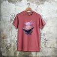 Axolotl Bookworm Reading Book Kawaii Graphic Men's Comfort Colors T-Shirt Crimson