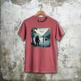 Bigfoot Sasquatch & Loch Ness Monster Introvert Bruh Men's Comfort Colors T-Shirt Crimson