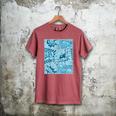 Blue Comic Book Blue Graphic Men's Comfort Colors T-Shirt Crimson