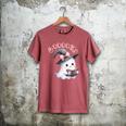 Boo Ghost Books Coquette Bow Halloween Women School Teacher Men's Comfort Colors T-Shirt Crimson