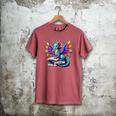 Book Dragon Reading Men's Comfort Colors T-Shirt Crimson