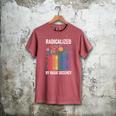 Book Flower Radicalized By Basic Decency Feminist Leftist Men's Comfort Colors T-Shirt Crimson Book Flower Radicalized By Basic Decency Feminist Leftist Men's Comfort Colors T-Shirt Crimson