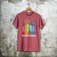 Book Flower Radicalized By Basic Decency Feminist Lgbt Men's Comfort Colors T-Shirt Crimson