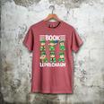 Book Leprechaun St Patrick's Day Library Librarian Reading Men's Comfort Colors T-Shirt Crimson