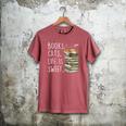 Book Lovers Books Cats Life Is Sweet Cat Lover Men's Comfort Colors T-Shirt Crimson Book Lovers Books Cats Life Is Sweet Cat Lover Men's Comfort Colors T-Shirt Crimson