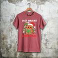 Book Reading Just Waiting For Christmas Gingerbread Men's Comfort Colors T-Shirt Crimson