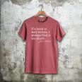 If a Book Well Written Too Short Jane Austen Quote Meme Back Premium Tri-Blend Men's Comfort Colors T-Shirt Crimson