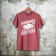 Bookmarks Quote Library Book Reader Men's Comfort Colors T-Shirt Crimson Bookmarks Quote Library Book Reader Men's Comfort Colors T-Shirt Crimson