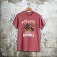 Bookworm For Women Just A Girl Who Loves Books Men's Comfort Colors T-Shirt Crimson