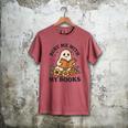 Bury Me With My Books Ghost Tee Men's Comfort Colors T-Shirt Crimson