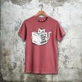 Cat Book Humor How To Train Your Human Men's Comfort Colors T-Shirt Crimson