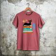 Cat And Books Retro Midcentury Mid Century Aesthetic Men's Comfort Colors T-Shirt Crimson Cat And Books Retro Midcentury Mid Century Aesthetic Men's Comfort Colors T-Shirt Crimson
