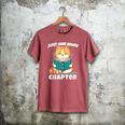 Cat Reading Books Bookworm Read One More Chapter Men's Comfort Colors T-Shirt Crimson Cat Reading Books Bookworm Read One More Chapter Men's Comfort Colors T-Shirt Crimson
