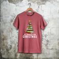 Christmas Book Tree All Booked For Xmas Men's Comfort Colors T-Shirt Crimson